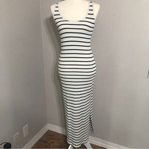 French Connection Long Bodycon Dress With Slit